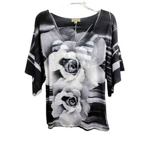 Oneworld Rose Studded Blouse Women's M